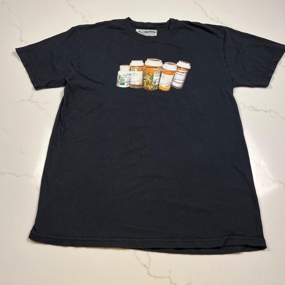 Blackbear T-Shirt Mens Large Digital Druglord 5 Year Anniversary Black Graphic